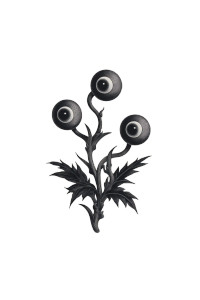 Horror Eyeballs Sketch Vinyl Car Decal Sticker – Waterproof & UV-Resistant 8.96"