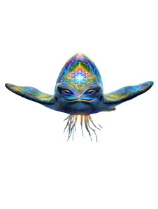 Divine Sea Creature Vinyl Car Decal Sticker – Waterproof & UV-Resistant 8.213333333333333"