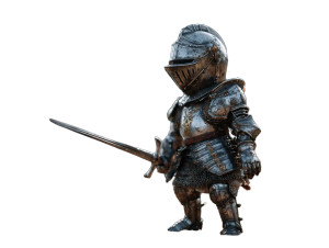 Knight With Sword V14 Vinyl Car Decal Sticker – Waterproof & UV-Resistant 6.1866666666666665"