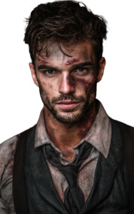 Handsome Zombie Man Vinyl Car Decal Sticker – Waterproof & UV-Resistant 4.586666666666667"