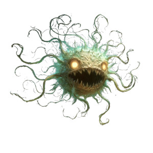 Undead Beholder Vinyl Car Decal Sticker – Waterproof & UV-Resistant 3.4133333333333336"