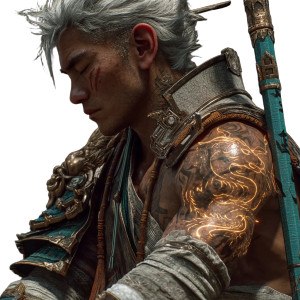 Eastern Immortal General Vinyl Car Decal Sticker – Waterproof & UV-Resistant 3.4133333333333336"