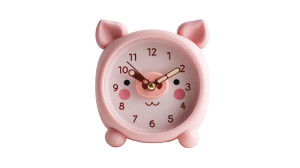 Pig Children'S Clock Vinyl Car Decal Sticker – Waterproof & UV-Resistant 5.4