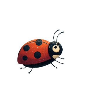 Drowning Ladybug Vinyl Car Decal Sticker – Waterproof & UV-Resistant 3.4133333333333336"
