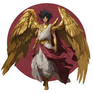 Fallen Angel V51 Vinyl Car Decal Sticker – Waterproof & UV-Resistant 3.4133333333333336"