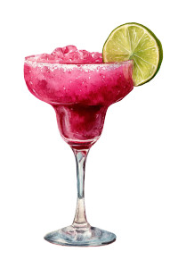 Fuschia Margarita Vinyl Car Decal Sticker – Waterproof & UV-Resistant 4.4