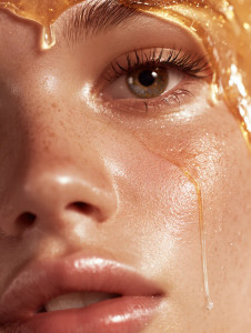 Golden Dew Portrait Vinyl Car Decal Sticker – Waterproof & UV-Resistant 4.1066666666666665"