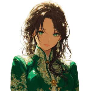 Elegant Anime Aristocrat Vinyl Car Decal Sticker – Waterproof & UV-Resistant 3.4133333333333336"