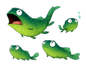 Angry Tadpoles Group Vinyl Car Decal Sticker – Waterproof & UV-Resistant 3.0933333333333333"