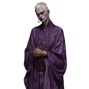Purple Silk Npc Vinyl Car Decal Sticker – Waterproof & UV-Resistant 3.4133333333333336"