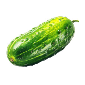 Photorealistic Cucumber Vinyl Car Decal Sticker – Waterproof & UV-Resistant 3.4133333333333336"