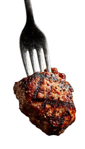 Grilled Meat Fork Vinyl Car Decal Sticker – Waterproof & UV-Resistant 4.8533333333333335"