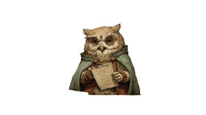 Owl Librarian Vinyl Car Decal Sticker – Waterproof & UV-Resistant 5.4