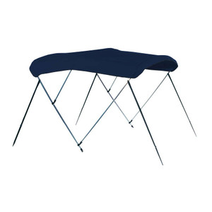 Upgrade Your Boat with Carver 3-Bow Round Tube Bimini Top | UV Protection | Water Repellent | Captains Navy Upgrade Your Boat with Carver 3-Bow Round Tube Bimini Top | UV Protection | Water Repellent | Captains Navy