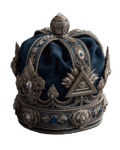 Royal Crown Vinyl Car Decal Sticker – Waterproof & UV-Resistant 4.0"