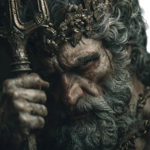 Poseidon Portrait V4 Vinyl Car Decal Sticker – Waterproof & UV-Resistant 3.4133333333333336"