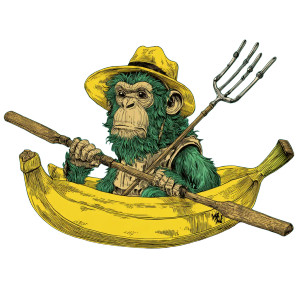 Green Haired Monkey Vinyl Car Decal Sticker – Waterproof & UV-Resistant 3.4133333333333336" Green Haired Monkey Vinyl Car Decal Sticker – Waterproof & UV-Resistant 3.4133333333333336"