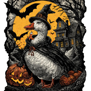 Silly Goose Halloween Vinyl Car Decal Sticker – Waterproof & UV-Resistant 3.4133333333333336" Silly Goose Halloween Vinyl Car Decal Sticker – Waterproof & UV-Resistant 3.4133333333333336"
