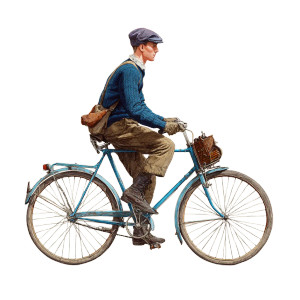 Vintage Bicycle Ride V7 Vinyl Car Decal Sticker – Waterproof & UV-Resistant 3.4133333333333336"