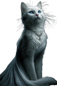 Dressed Cat V2 Vinyl Car Decal Sticker – Waterproof & UV-Resistant 4.4
