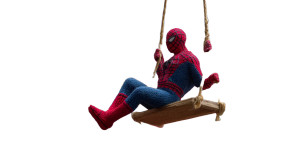 Knitted Spiderman Swing Vinyl Car Decal Sticker – Waterproof & UV-Resistant 5.4