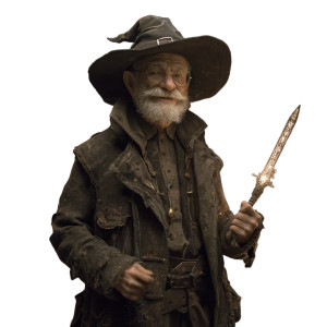 Whimsical Wizard V2 Vinyl Car Decal Sticker – Waterproof & UV-Resistant 3.4133333333333336"