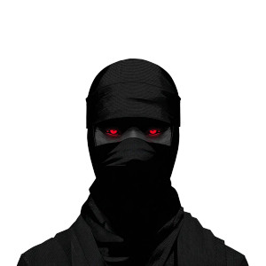 Minimalist Balaclava Man Vinyl Car Decal Sticker – Waterproof & UV-Resistant 3.4133333333333336"