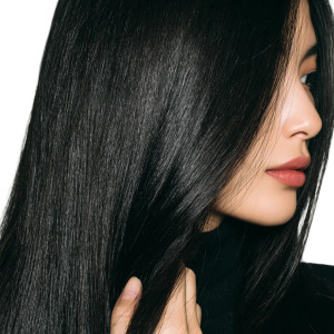 Silky Black Hair Vinyl Car Decal Sticker – Waterproof & UV-Resistant 3.4133333333333336"
