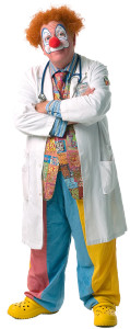 Doctor Clown Vinyl Car Decal Sticker – Waterproof & UV-Resistant 5.76"