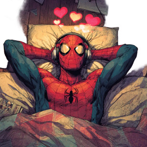 Relaxed Spider-Man Vinyl Car Decal Sticker – Waterproof & UV-Resistant 3.4133333333333336"