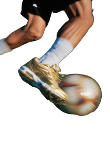 Soccer Sneakers Kick Vinyl Car Decal Sticker – Waterproof & UV-Resistant 4.1066666666666665"