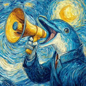 Dolphin With Megaphone Vinyl Car Decal Sticker – Waterproof & UV-Resistant 3.4133333333333336" Dolphin With Megaphone Vinyl Car Decal Sticker – Waterproof & UV-Resistant 3.4133333333333336"