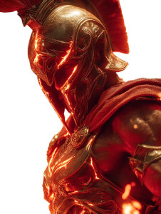 Fiery Ares Vinyl Car Decal Sticker – Waterproof & UV-Resistant 8.213333333333333"