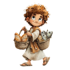 Timothy With Basket Vinyl Car Decal Sticker – Waterproof & UV-Resistant 3.4133333333333336"