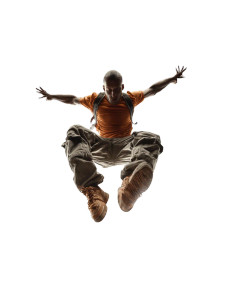 Urban Parkour Leap Vinyl Car Decal Sticker – Waterproof & UV-Resistant 8.213333333333333"