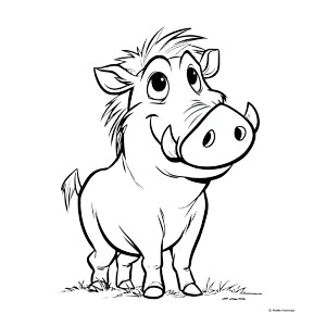 Cute Cartoon Warthog Vinyl Car Decal Sticker – Waterproof & UV-Resistant 3.4133333333333336" Cute Cartoon Warthog Vinyl Car Decal Sticker – Waterproof & UV-Resistant 3.4133333333333336"