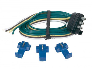 Hopkins MFG Trailer Wiring Connector 48125 Trailer Side; 48 Inch Wire Length; With 3 Splice Connectors Hopkins MFG Trailer Wiring Connector 48125 Trailer Side; 48 Inch Wire Length; With 3 Splice Connectors