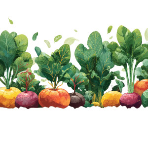 Growing Vegetables Vinyl Car Decal Sticker – Waterproof & UV-Resistant 3.4133333333333336"