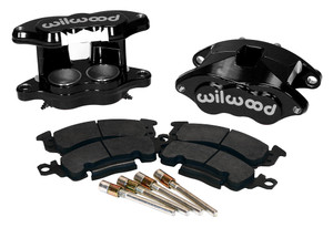 Upgrade Your Braking Power | Wilwood Dual Piston Brake Caliper Kit | BP-10 Metallic Pads | Black Aluminum | Street/Track Use