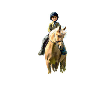 Child Riding Horse Vinyl Car Decal Sticker – Waterproof & UV-Resistant 3.4133333333333336" Child Riding Horse Vinyl Car Decal Sticker – Waterproof & UV-Resistant 3.4133333333333336"