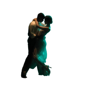 Cinematic Dance Duo Vinyl Car Decal Sticker – Waterproof & UV-Resistant 3.4133333333333336"