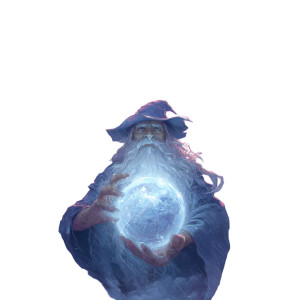 Wizard With Crystal V2 Vinyl Car Decal Sticker – Waterproof & UV-Resistant 3.4133333333333336"