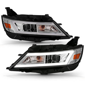 Superior Quality Headlight Assembly | Fits 2014-2020 Impala | Halogen Bulbs, LED DRL, Easy Install - Set of 2