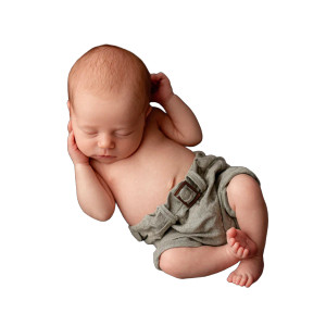 Sleeping Newborn Baby V13 Vinyl Car Decal Sticker – Waterproof & UV-Resistant 3.4133333333333336"