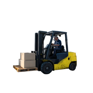 Warehouse Forklift Operation Vinyl Car Decal Sticker – Waterproof & UV-Resistant 6.826666666666667"