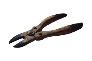 Rusty Pliers Still Life Vinyl Car Decal Sticker – Waterproof & UV-Resistant 2.986666666666667"