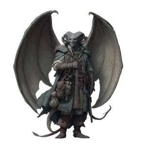 Grim Dark Gargoyle V2 Vinyl Car Decal Sticker – Waterproof & UV-Resistant 3.4133333333333336"