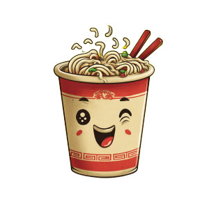 Cute Noodle Cup Vinyl Car Decal Sticker – Waterproof & UV-Resistant 3.4133333333333336" Cute Noodle Cup Vinyl Car Decal Sticker – Waterproof & UV-Resistant 3.4133333333333336"