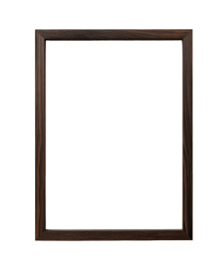 Minimalistic Wood Frame Vinyl Car Decal Sticker – Waterproof & UV-Resistant 8.0"