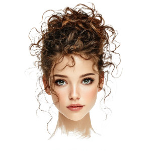 Natural Female Hairstyle Vinyl Car Decal Sticker – Waterproof & UV-Resistant 3.4133333333333336" Natural Female Hairstyle Vinyl Car Decal Sticker – Waterproof & UV-Resistant 3.4133333333333336"